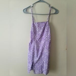 Purple flowery dress